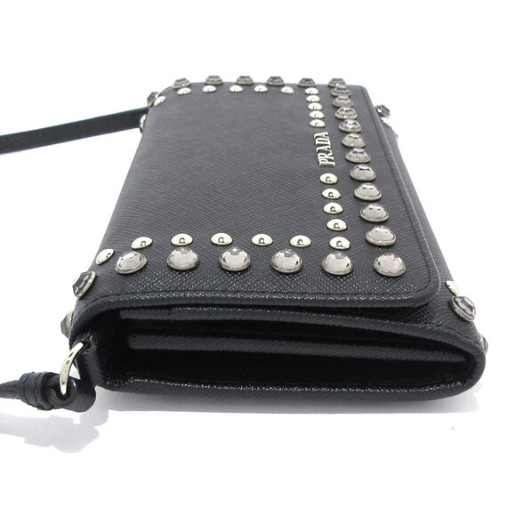 PRADA - Black Saffiano Borch (Leather) Other Style Wallet 529-080325 - Picture 3 of 14